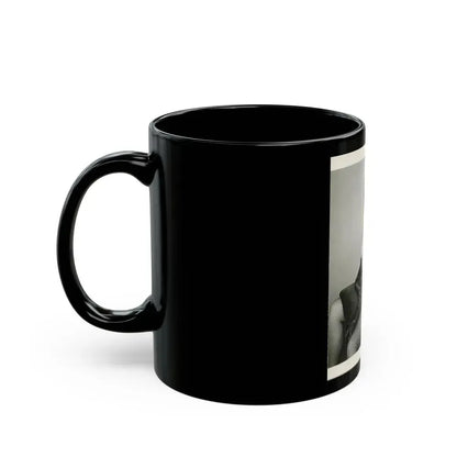 Bettie Page #165 (Vintage Female Icon) Black Coffee Mug - Go Mug Yourself