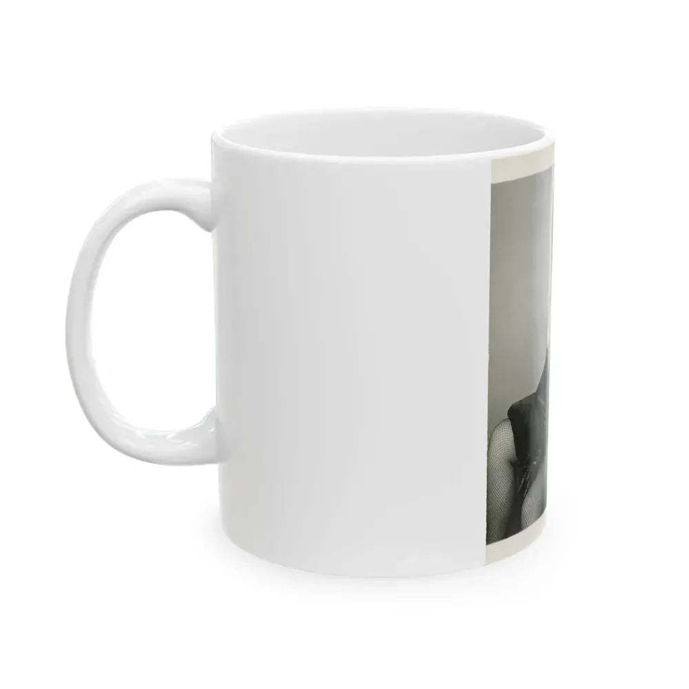 Bettie Page #165 (Vintage Female Icon) White Coffee Mug - Go Mug Yourself