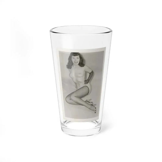 Bettie Page #168 (Vintage Female Icon) Pint Glass 16oz 16oz - Go Mug Yourself