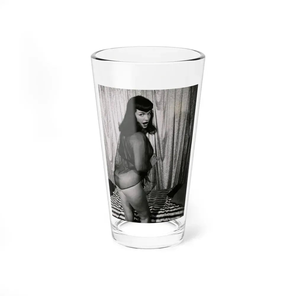 Bettie Page #169 (Vintage Female Icon) Pint Glass 16oz 16oz - Go Mug Yourself