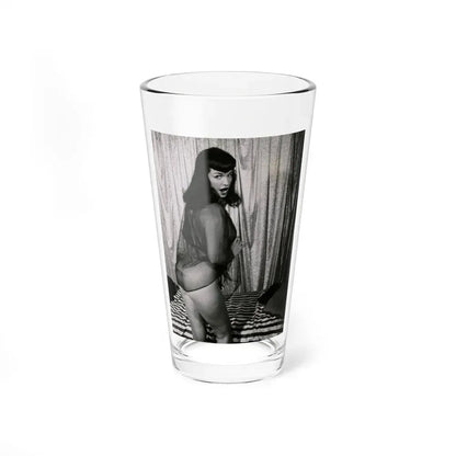 Bettie Page #169 (Vintage Female Icon) Pint Glass 16oz 16oz - Go Mug Yourself