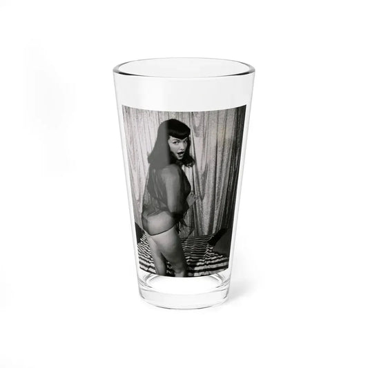 Bettie Page #169 (Vintage Female Icon) Pint Glass 16oz 16oz - Go Mug Yourself