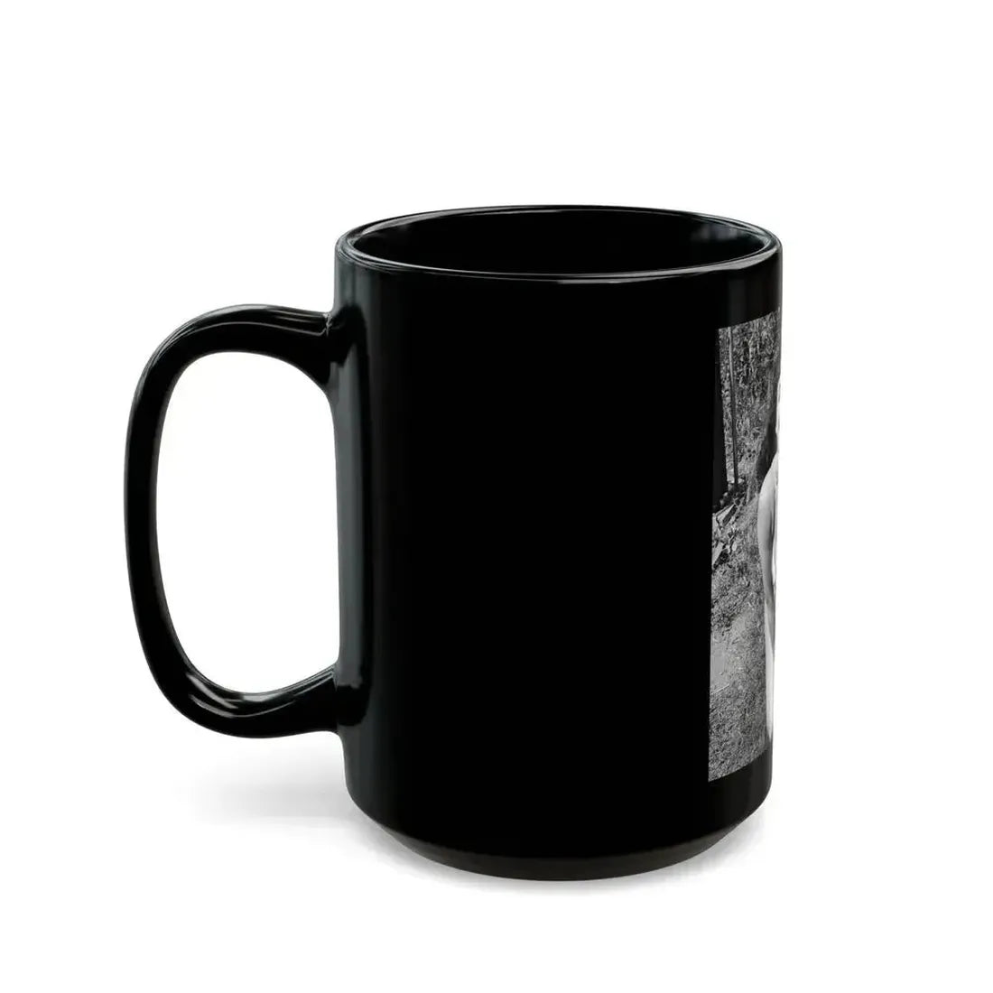 Bettie Page #171 (Vintage Female Icon) Black Coffee Mug - Go Mug Yourself