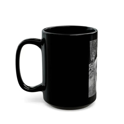 Bettie Page #171 (Vintage Female Icon) Black Coffee Mug - Go Mug Yourself