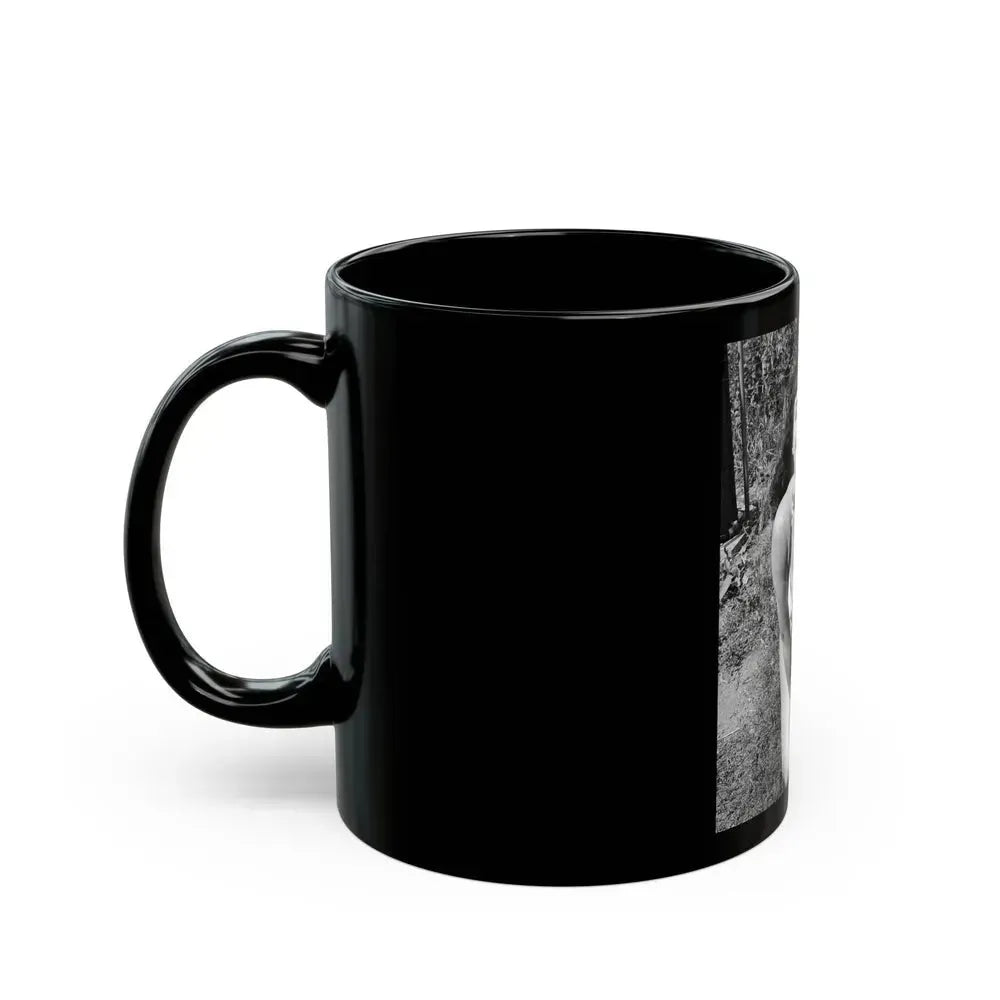 Bettie Page #171 (Vintage Female Icon) Black Coffee Mug - Go Mug Yourself