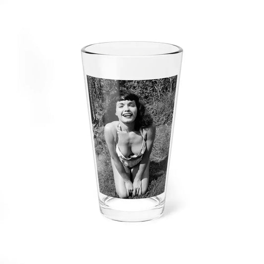 Bettie Page #171 (Vintage Female Icon) Pint Glass 16oz 16oz - Go Mug Yourself
