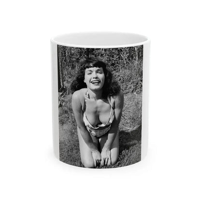 Bettie Page #171 (Vintage Female Icon) White Coffee Mug 11oz - Go Mug Yourself