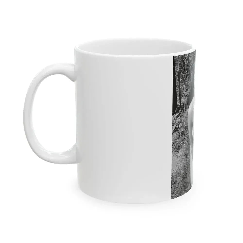 Bettie Page #171 (Vintage Female Icon) White Coffee Mug - Go Mug Yourself