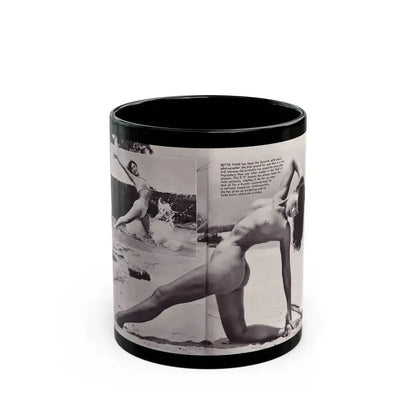 Bettie Page #172 (Vintage Female Icon) Black Coffee Mug 11oz - Go Mug Yourself