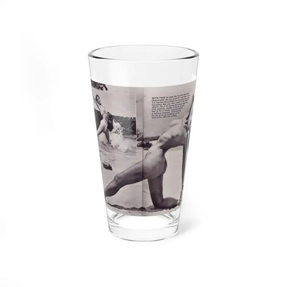 Bettie Page #172 (Vintage Female Icon) Pint Glass 16oz 16oz - Go Mug Yourself