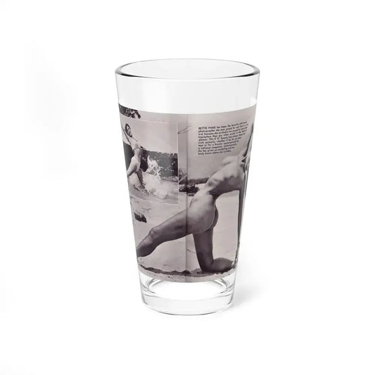 Bettie Page #172 (Vintage Female Icon) Pint Glass 16oz 16oz - Go Mug Yourself