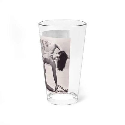 Bettie Page #172 (Vintage Female Icon) Pint Glass 16oz - Go Mug Yourself