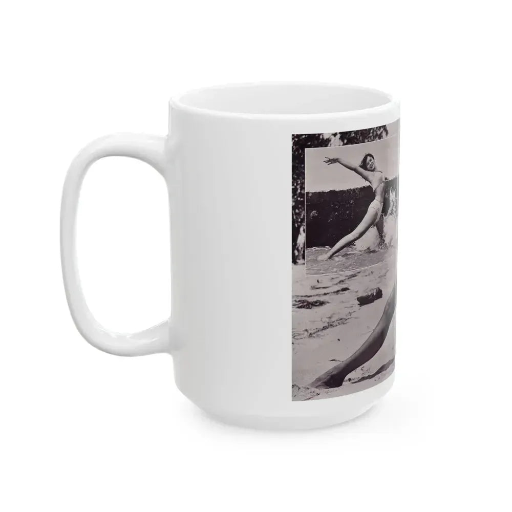 Bettie Page #172 (Vintage Female Icon) White Coffee Mug - Go Mug Yourself