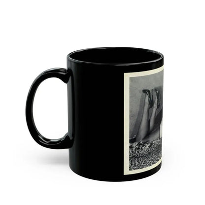 Bettie Page #18 (Vintage Female Icon) Black Coffee Mug - Go Mug Yourself