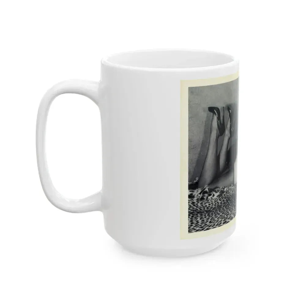 Bettie Page #18 (Vintage Female Icon) White Coffee Mug - Go Mug Yourself