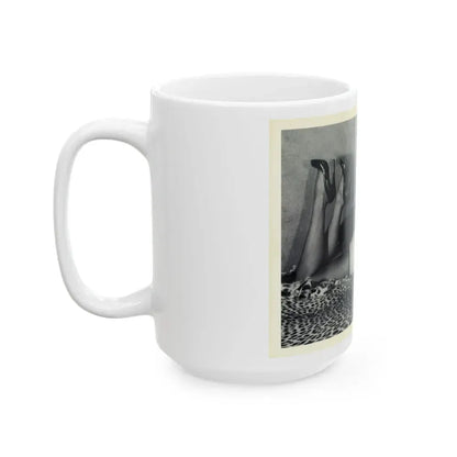 Bettie Page #18 (Vintage Female Icon) White Coffee Mug - Go Mug Yourself