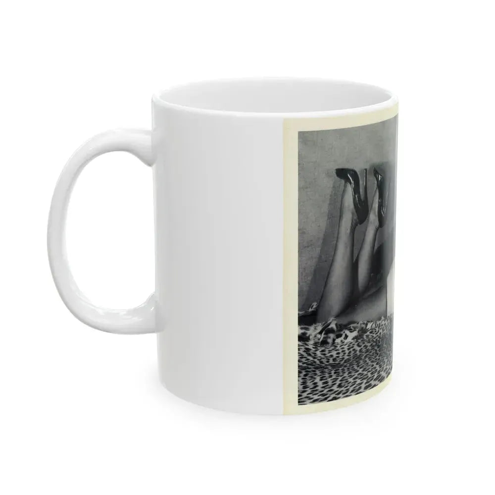 Bettie Page #18 (Vintage Female Icon) White Coffee Mug - Go Mug Yourself