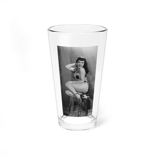 Bettie Page #182 (Vintage Female Icon) Pint Glass 16oz 16oz - Go Mug Yourself
