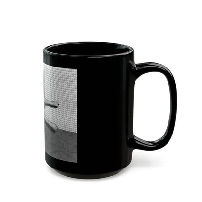 Bettie Page #183 (Vintage Female Icon) Black Coffee Mug - Go Mug Yourself
