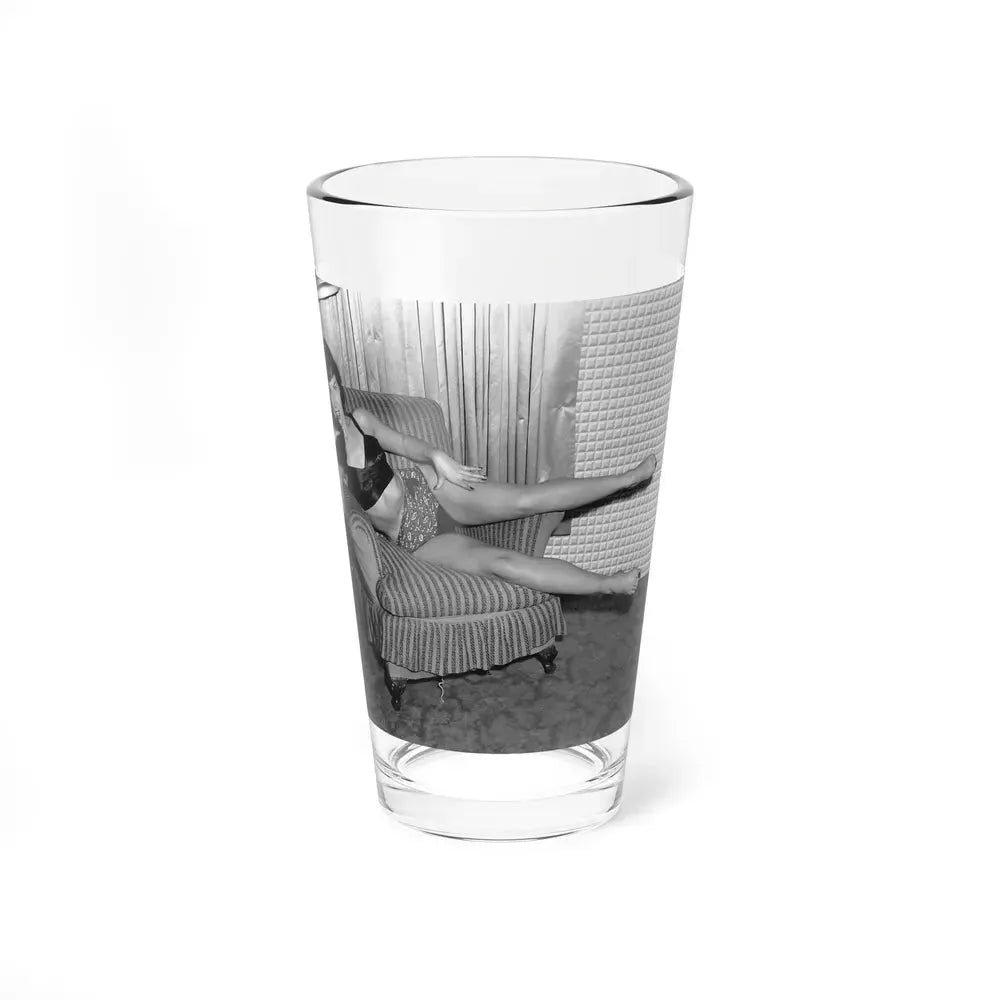 Bettie Page #183 (Vintage Female Icon) Pint Glass 16oz 16oz - Go Mug Yourself