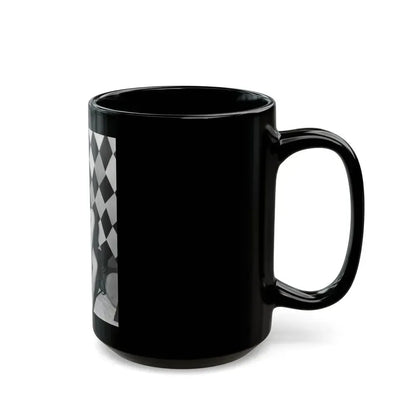 Bettie Page #185 (Vintage Female Icon) Black Coffee Mug - Go Mug Yourself