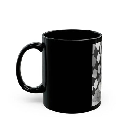 Bettie Page #185 (Vintage Female Icon) Black Coffee Mug - Go Mug Yourself