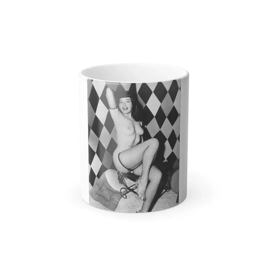 Bettie Page #185 (Vintage Female Icon) Color Changing Mug 11oz 11oz - Go Mug Yourself