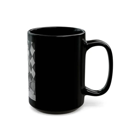Bettie Page #186 (Vintage Female Icon) Black Coffee Mug - Go Mug Yourself