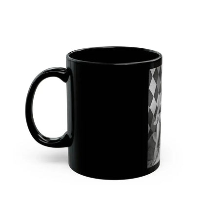 Bettie Page #186 (Vintage Female Icon) Black Coffee Mug - Go Mug Yourself