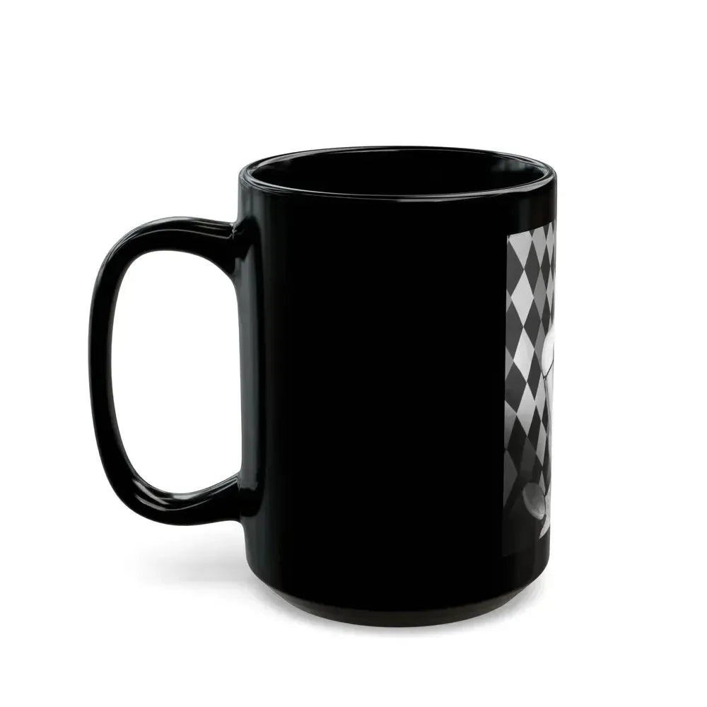 Bettie Page #189 (Vintage Female Icon) Black Coffee Mug - Go Mug Yourself