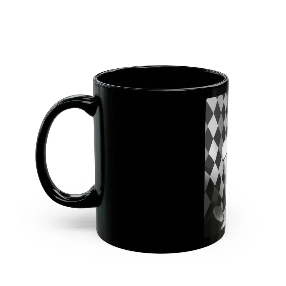 Bettie Page #189 (Vintage Female Icon) Black Coffee Mug - Go Mug Yourself