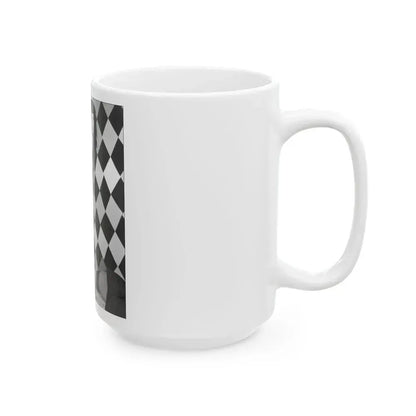 Bettie Page #189 (Vintage Female Icon) White Coffee Mug - Go Mug Yourself