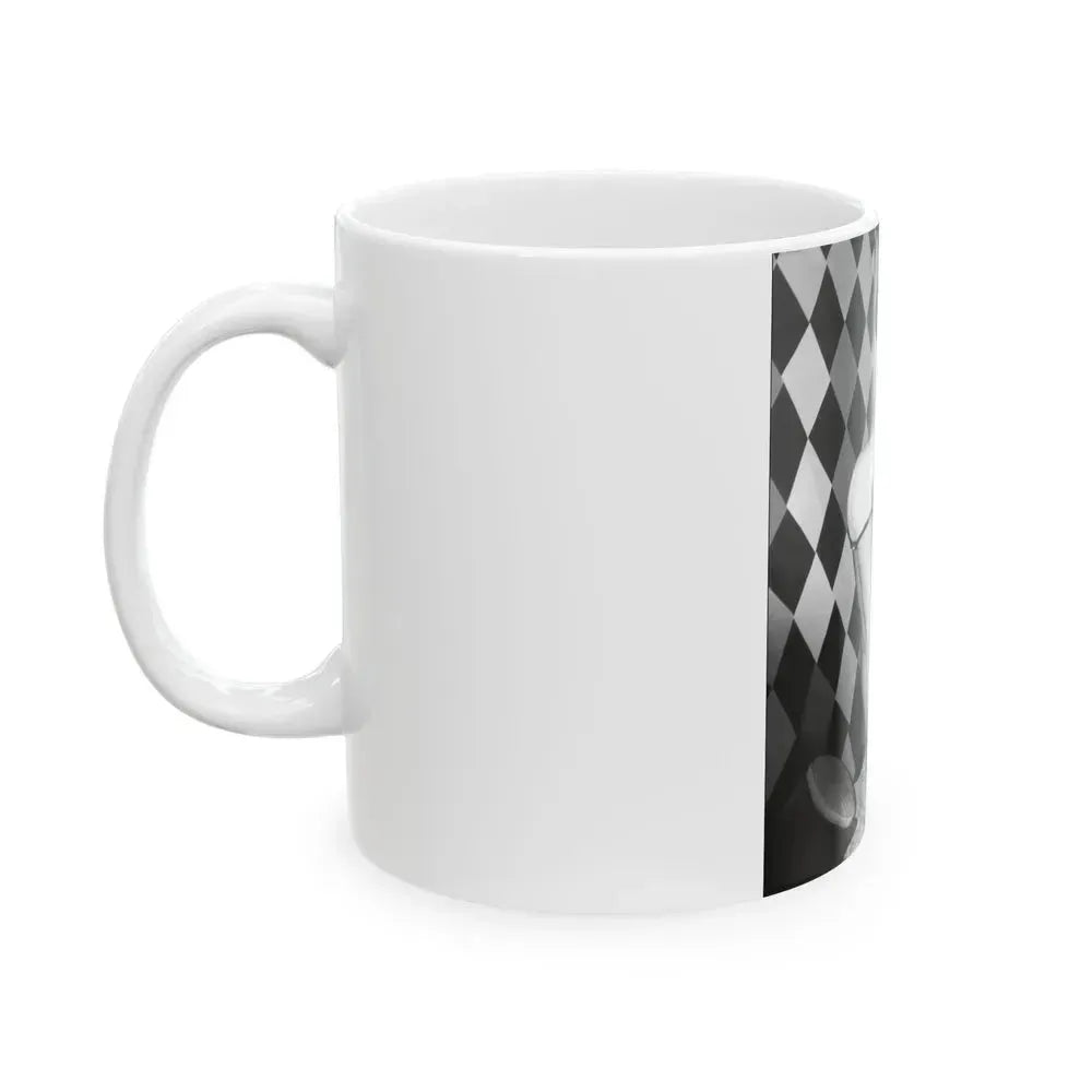 Bettie Page #189 (Vintage Female Icon) White Coffee Mug - Go Mug Yourself