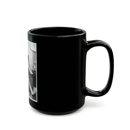 Bettie Page #190 (Vintage Female Icon) Black Coffee Mug - Go Mug Yourself