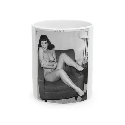 Bettie Page #190 (Vintage Female Icon) White Coffee Mug 11oz - Go Mug Yourself