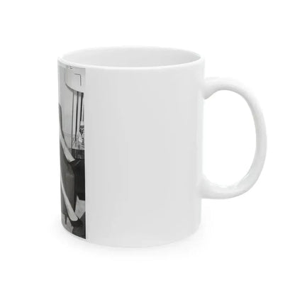 Bettie Page #190 (Vintage Female Icon) White Coffee Mug - Go Mug Yourself