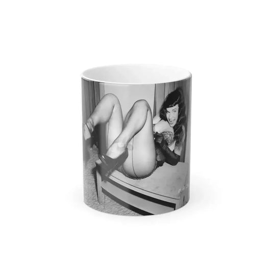 Bettie Page #193 (Vintage Female Icon) Color Changing Mug 11oz 11oz - Go Mug Yourself