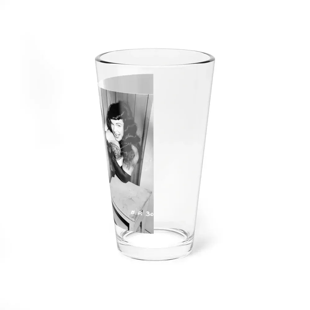 Bettie Page #193 (Vintage Female Icon) Pint Glass 16oz - Go Mug Yourself
