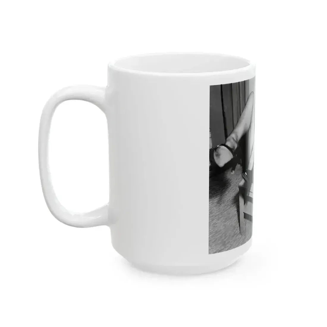 Bettie Page #193 (Vintage Female Icon) White Coffee Mug - Go Mug Yourself