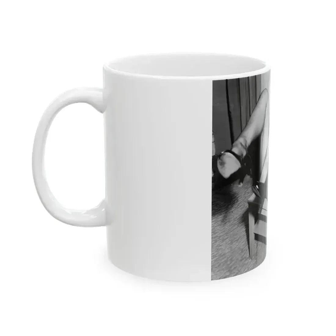 Bettie Page #193 (Vintage Female Icon) White Coffee Mug - Go Mug Yourself