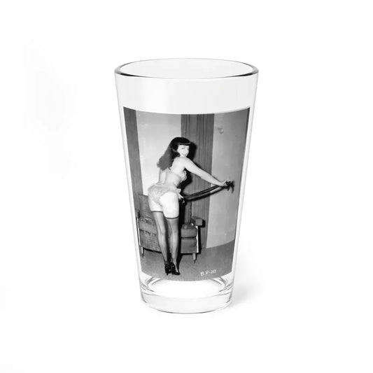 Bettie Page #194 (Vintage Female Icon) Pint Glass 16oz 16oz - Go Mug Yourself