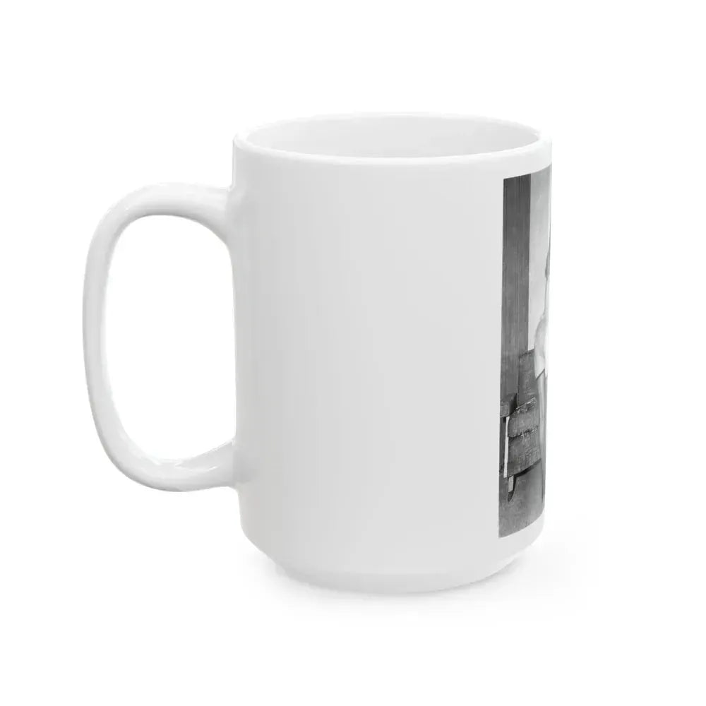 Bettie Page #194 (Vintage Female Icon) White Coffee Mug - Go Mug Yourself