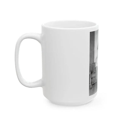 Bettie Page #194 (Vintage Female Icon) White Coffee Mug - Go Mug Yourself