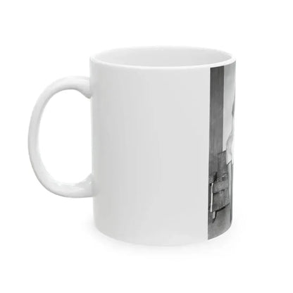 Bettie Page #194 (Vintage Female Icon) White Coffee Mug - Go Mug Yourself