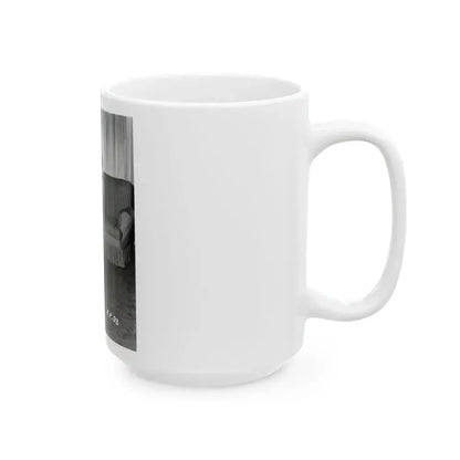 Bettie Page #195 (Vintage Female Icon) White Coffee Mug - Go Mug Yourself