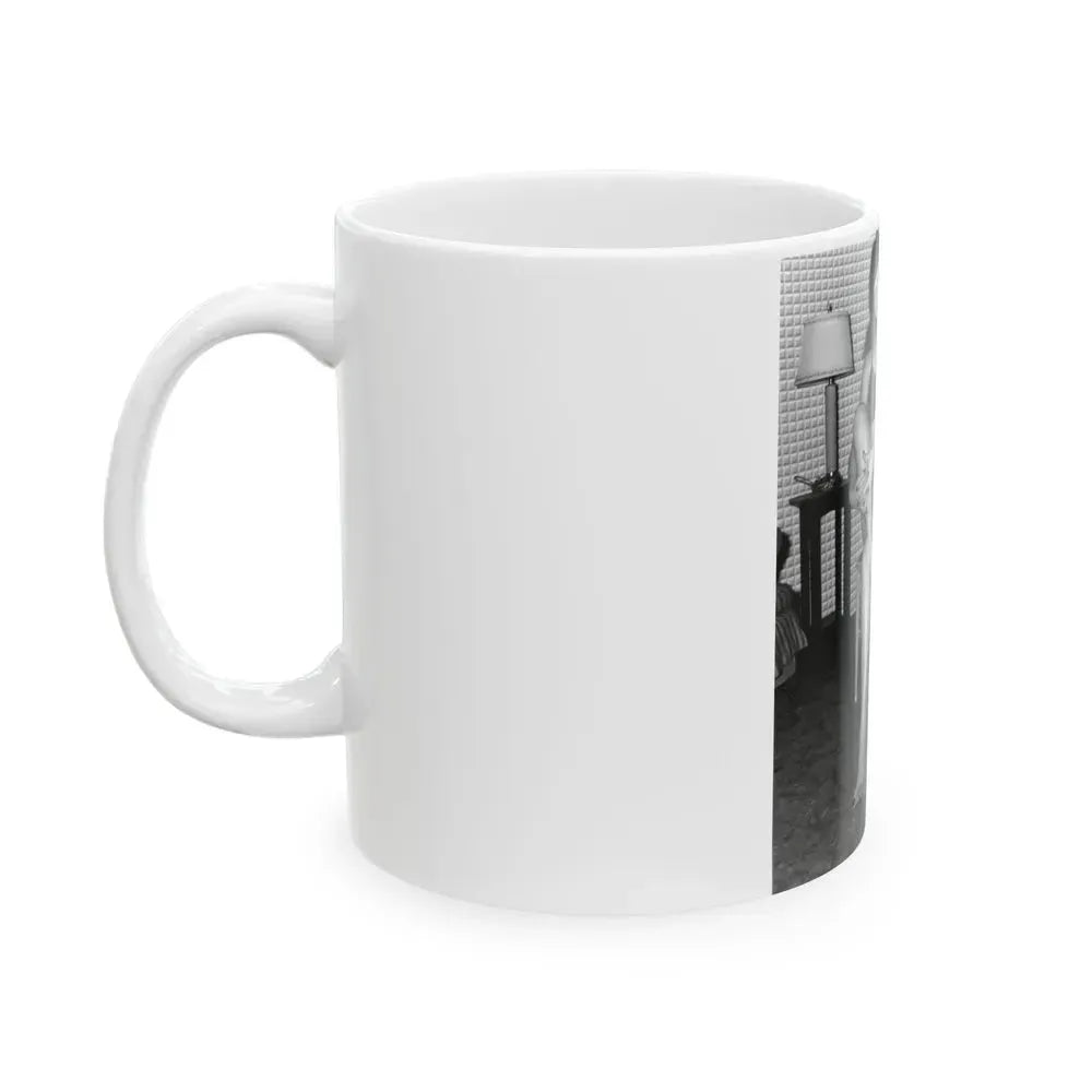 Bettie Page #195 (Vintage Female Icon) White Coffee Mug - Go Mug Yourself