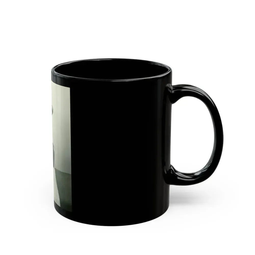 Bettie Page #199 (Vintage Female Icon) Black Coffee Mug - Go Mug Yourself