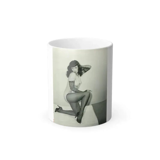 Bettie Page #199 (Vintage Female Icon) Color Changing Mug 11oz 11oz - Go Mug Yourself