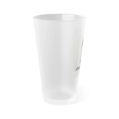 Bettie Page #199 (Vintage Female Icon) Frosted Pint Glass 16oz - Go Mug Yourself