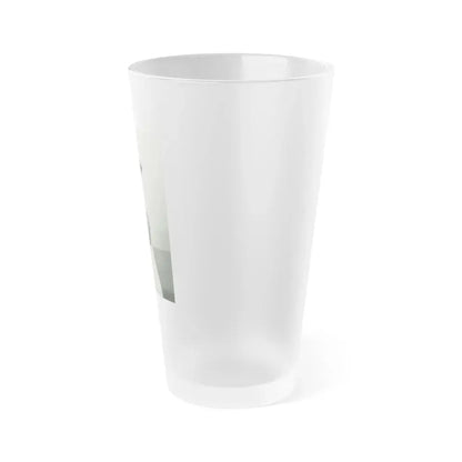 Bettie Page #199 (Vintage Female Icon) Frosted Pint Glass 16oz - Go Mug Yourself